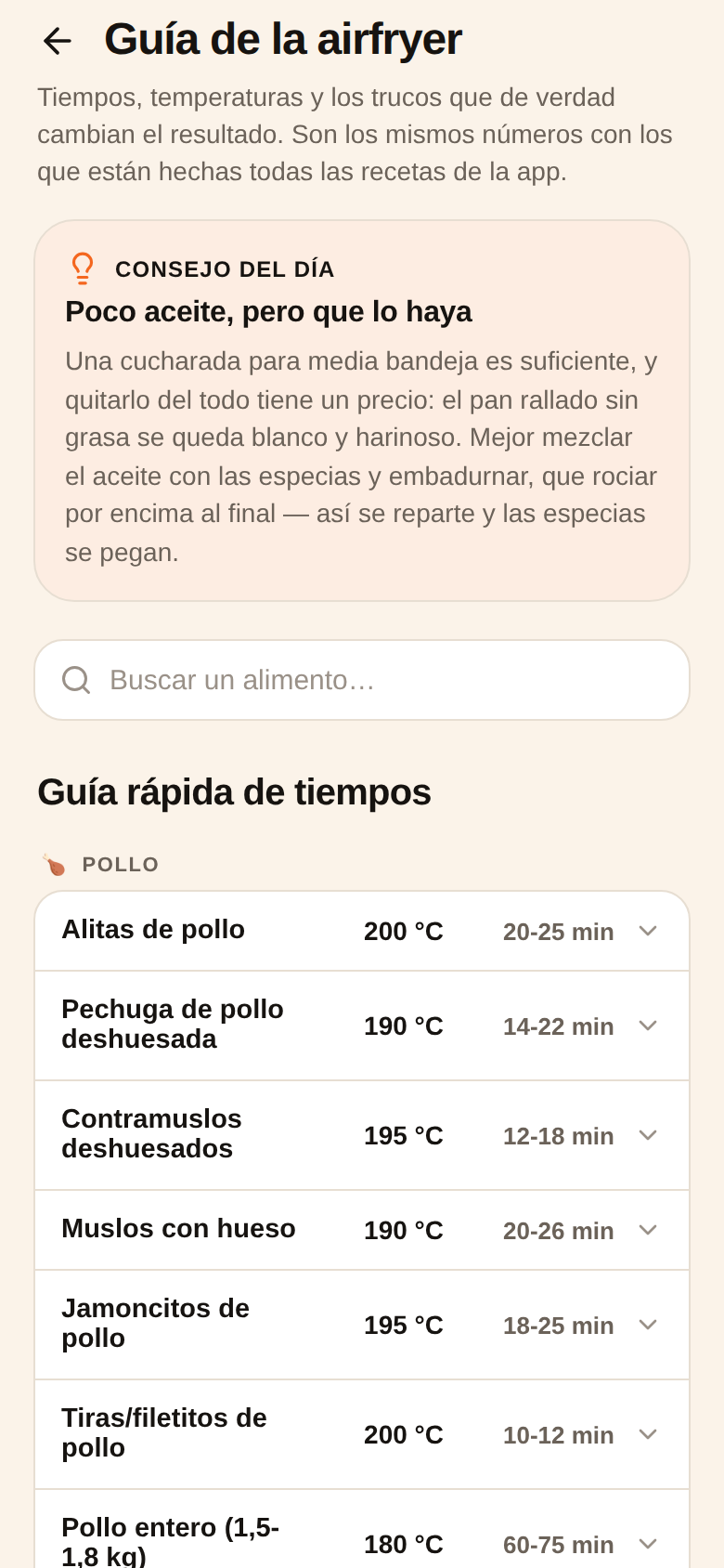 Trucos y consejos